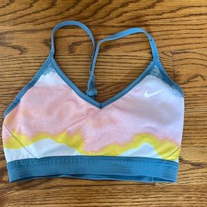 Nike indigo sports bra